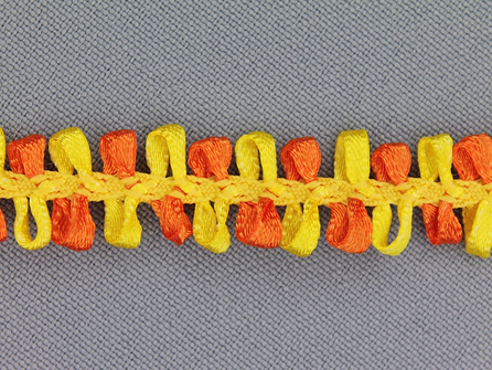 Muizentand band 15mm geel - oranje