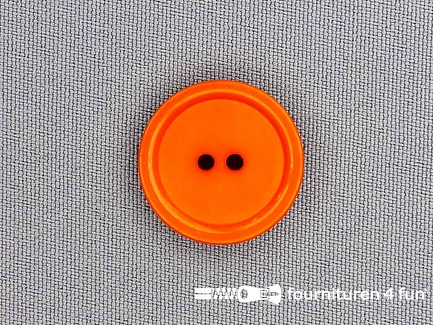 Kunststof knoop 23mm oranje