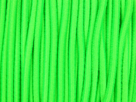 5 meter elastisch koord 2mm neon groen
