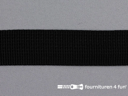 Rol 48 meter PP band - polypropyleen band - 30mm - zwart