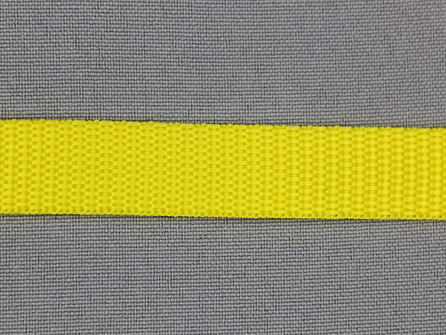 Parachute band 15mm geel