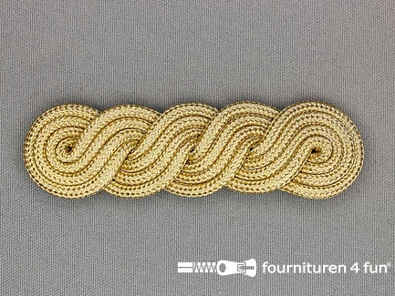 Brandenburger epaulet 27x100mm goud