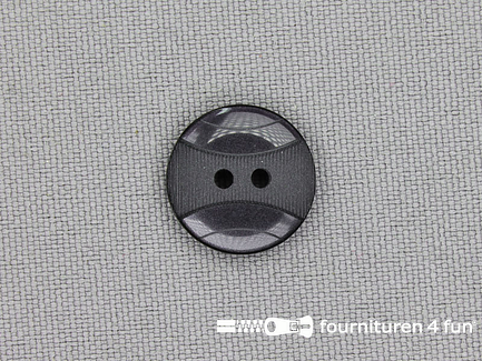 Kunststof design knoop - 15mm - paars grijs