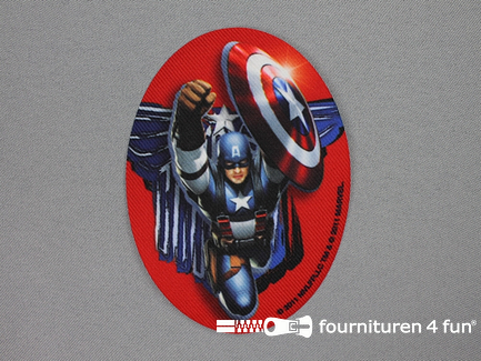 Avengers applicatie 80x110mm Captain America