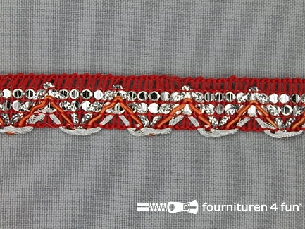 Rol 20 meter party band 17mm rood