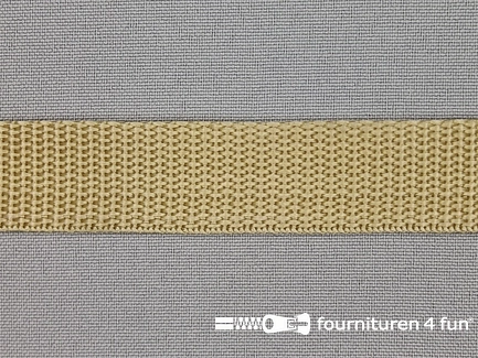 Rol 25 meter parachute band - 20mm - beige