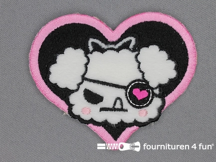 Charuca Cute Gothic - het schattige vampier meisje - applicatie 80x65mm