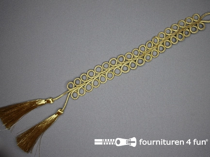 Brandenburger sierstuk 400x30mm goud