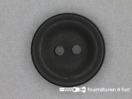 Mantel knoop 38mm zwart