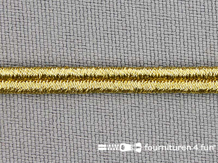 Rol 20 meter soutache koord 4mm goud