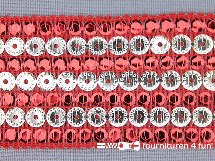 Party band 43mm rood