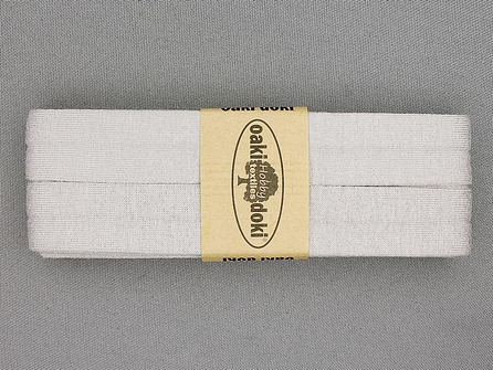 Oaki Doki Tricot biaisband - 20mm x 3 meter - grijs beige (052)