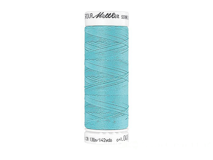 Mettler Seraflex - elastisch machinegaren - aqua blauw (0408)