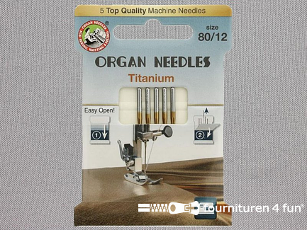 Organ Needles naaimachine naalden - Titaan 80