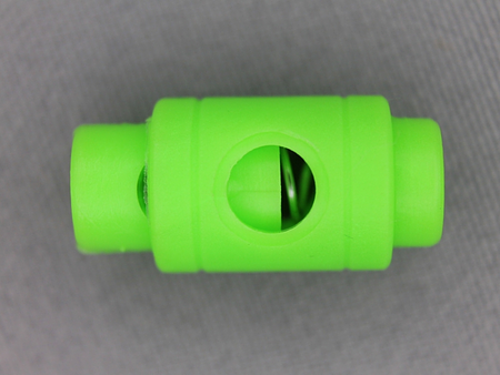 Koord stopper 25mm cilinder neon groen