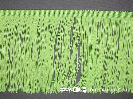 Charleston franje 150mm licht neon groen