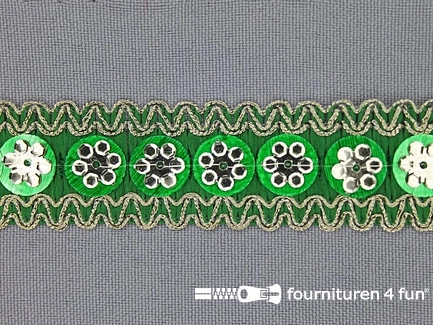 Kaart 20 meter party band 22mm gras groen