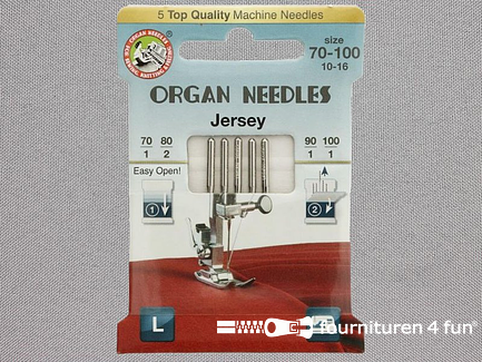 Organ Needles naaimachine naalden - Jersey 70-80-90-100