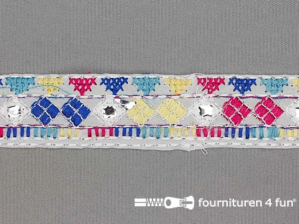 Jacquard band 30mm multicolor