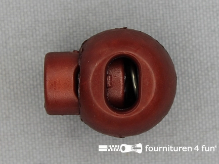 Koordstopper - 22mm - bal - mahonie rood