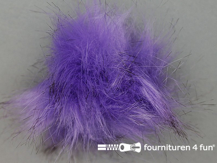 Bont pompon 8cm lila