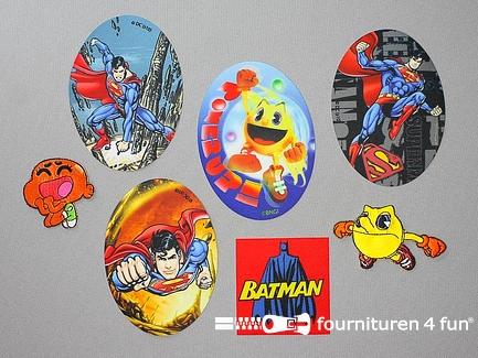 Collectie strijkapplicaties - 7 delige set - opstrijkbare patches