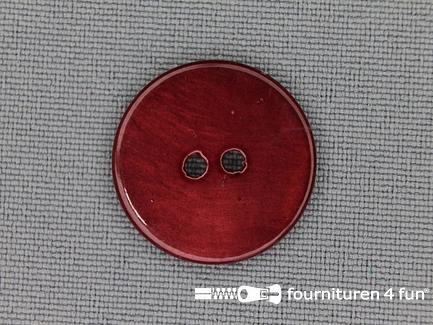 Parelmoer knoop 20mm bordeaux rood